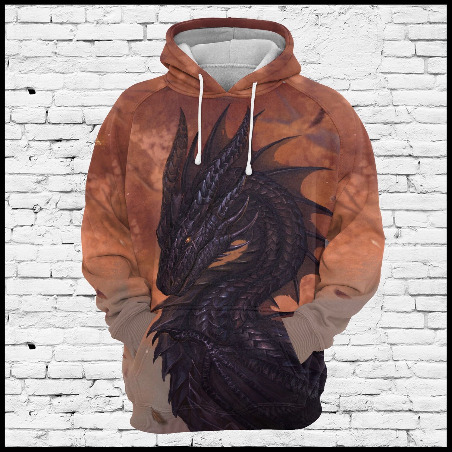 Unisex Dragon Hoodie Novelty Dragon Lover Sweatshirt Gift for Men & Women image 2