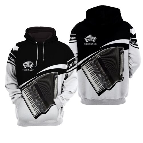 Personalized Accordion Music Hoodie Perfect Gift for Accordionists and Music Lovers image 0