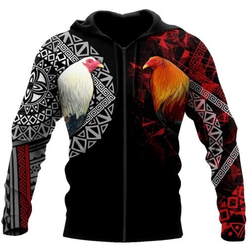 Unisex Mexican Rooster Hoodie Pullover Sweatshirt with Pocket Gifts for Men & Women image 0