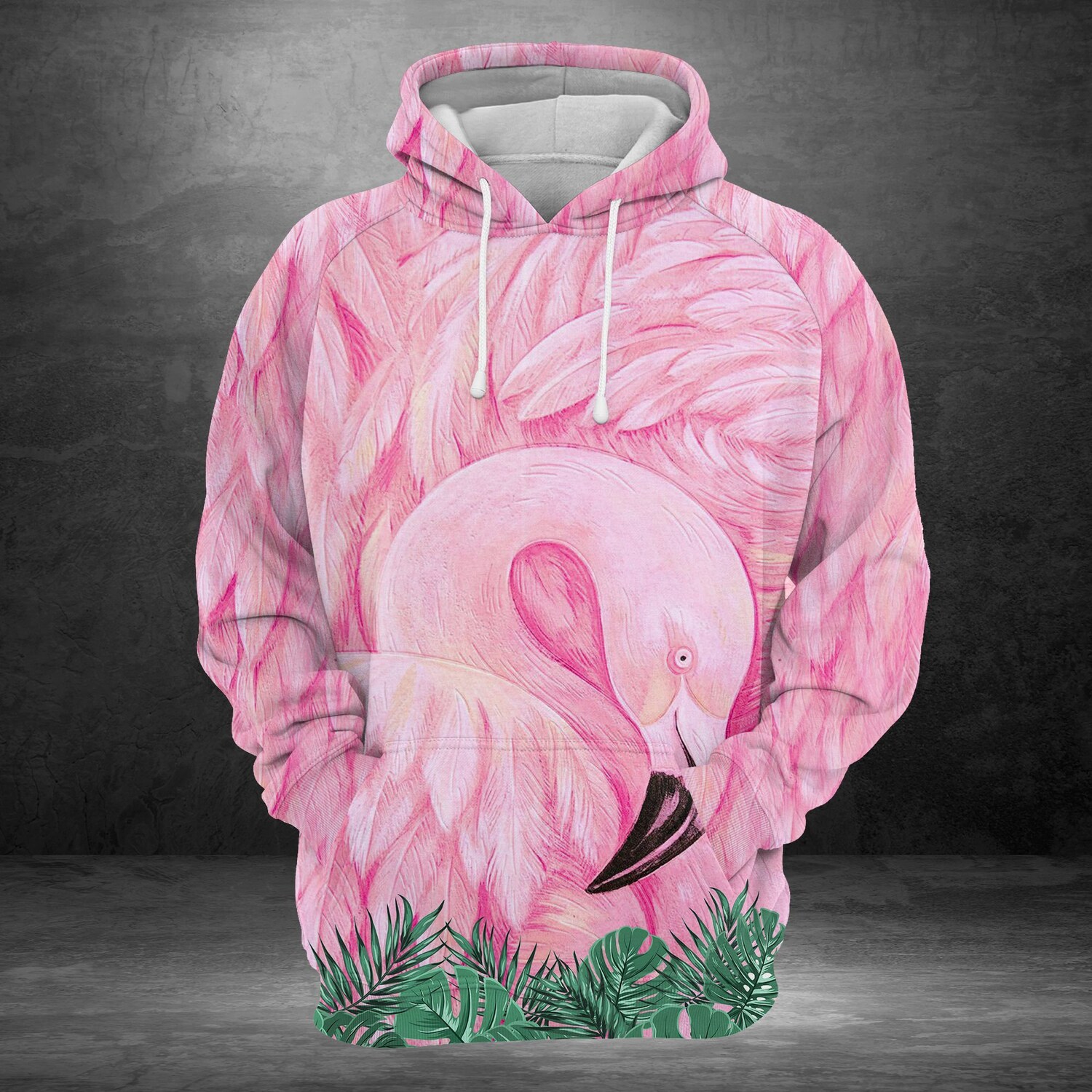 Flamingo Hoodie Flamingo Lover Sweatshirt Flamingo Gift for Men and Women image 1