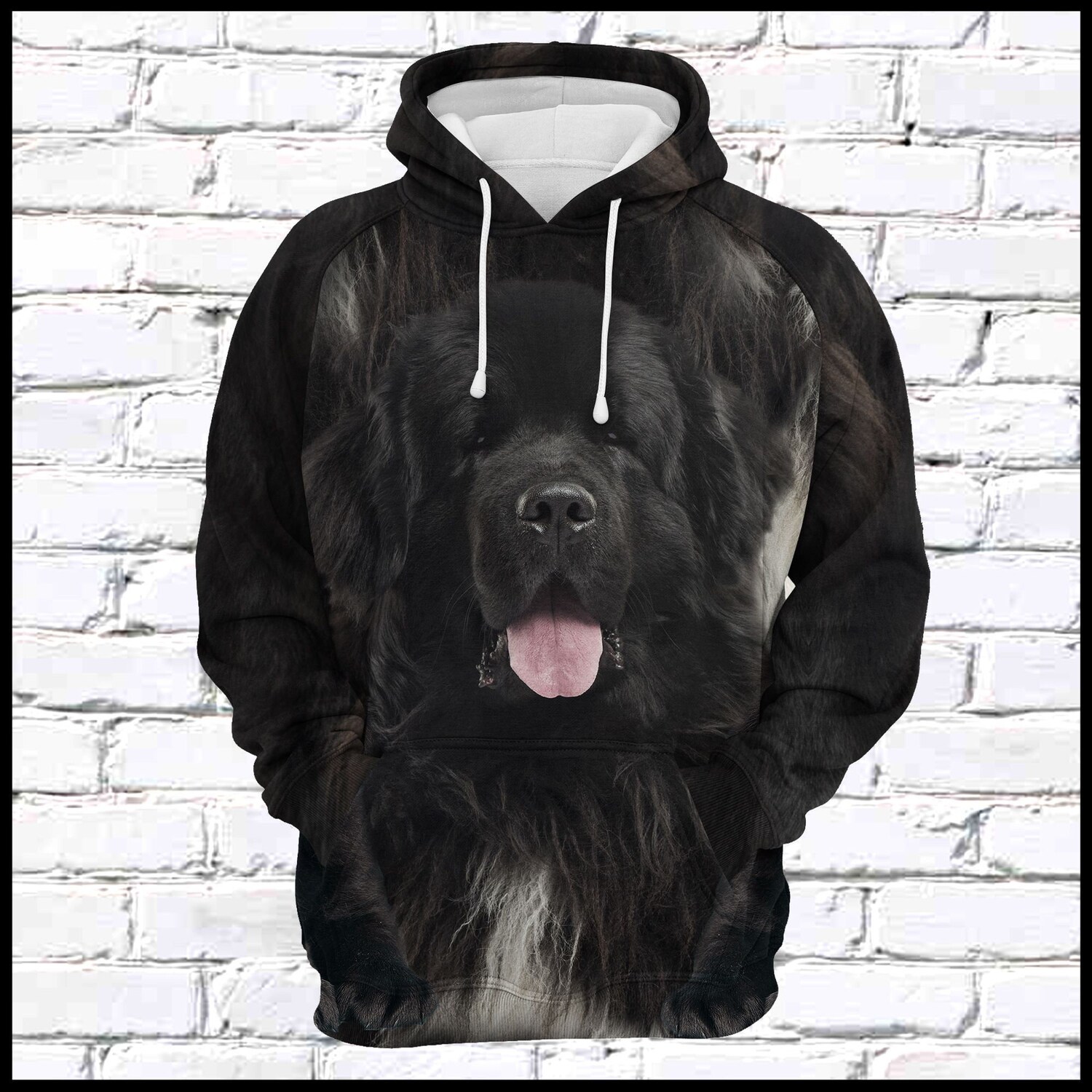 Unisex Newfoundland Dog Lover Hoodie Cozy Pet image 1