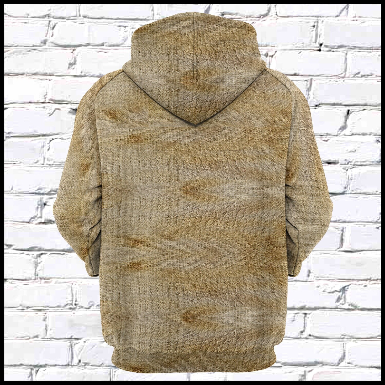 Unisex Wolf Scratch Hoodie - Wolf Lover Pullover Animal Print Sweatshirt image 2