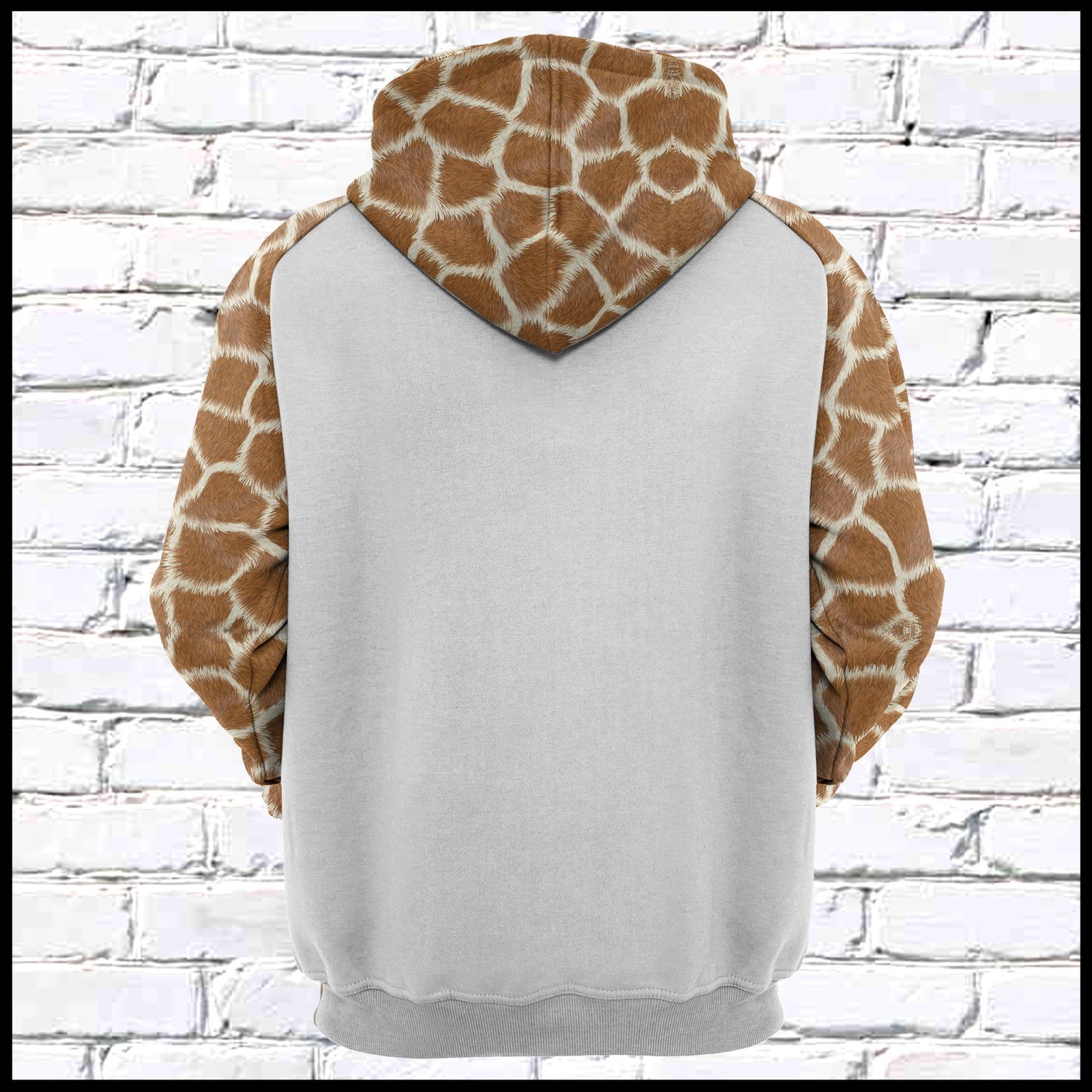 Giraffe Family Hoodie Animal Lover Sweatshirt Giraffe Pullover Gift for Women & Men image 2