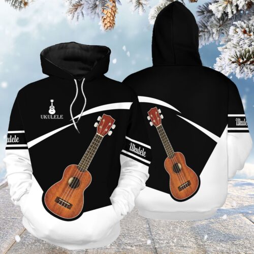 Unisex Novelty Ukulele Lover Hoodie Ukulele Sweatshirt Ukulele Player Gift Musician Apparel image 0