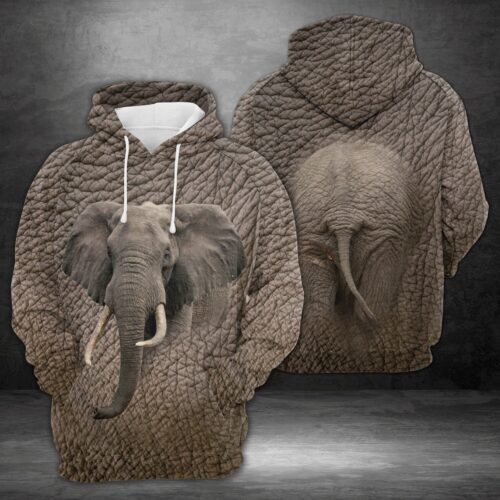 Unisex Elephant Hoodie - Novelty Sweatshirt for Elephant Lovers - Animal Lover Gift image 0