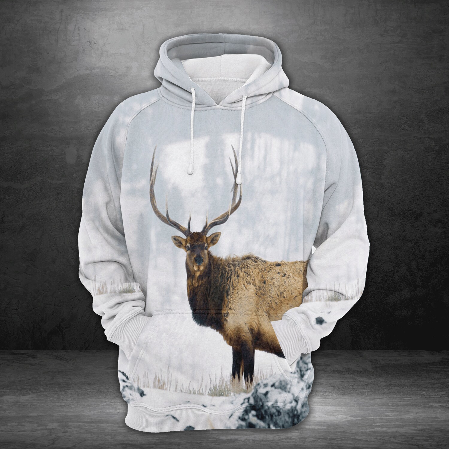 Unisex Novelty Deer Hoodie Deer Lover Sweatshirt Perfect Deer Lover Gift Deer Pullover image 1