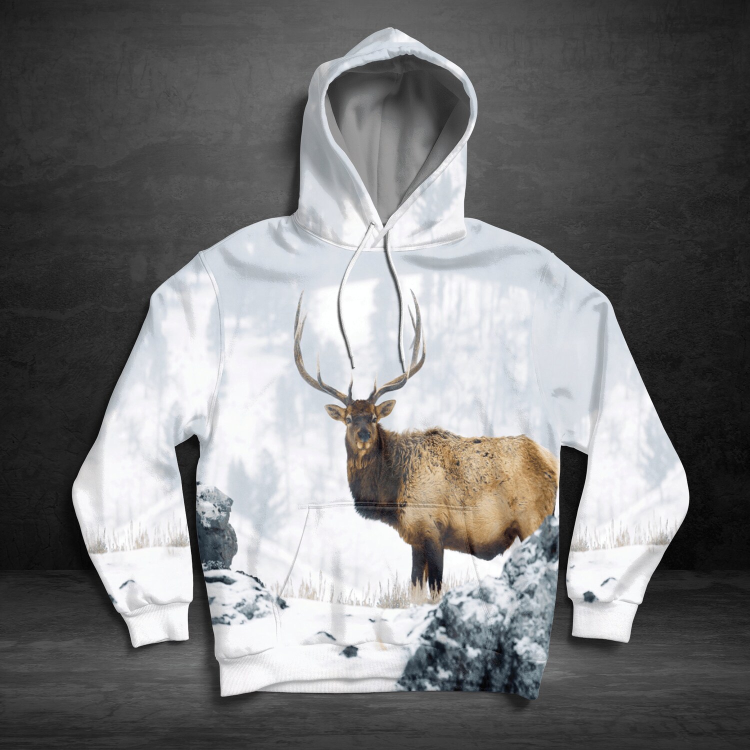 Unisex Novelty Deer Hoodie Deer Lover Sweatshirt Perfect Deer Lover Gift Deer Pullover image 2