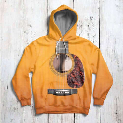 Unisex Guitarist Nutrition Facts Hoodie Sweatshirt Pullover for Guitar Lovers Musician Gift image 1