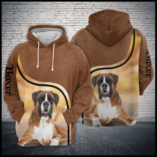 Unisex Boxer Dog Hoodie Sweatshirt Boxer Pullover Dog Lover Gift Cozy Boxer Apparel image 0