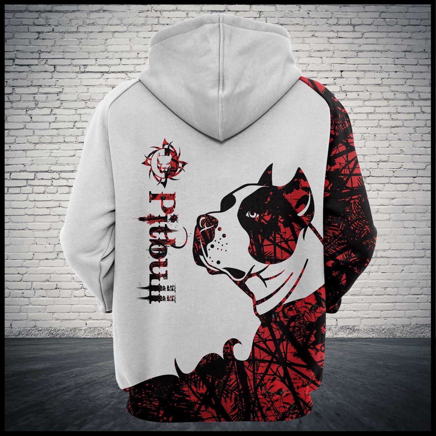 Unisex Pitbull Lover Hoodie Dog Lover Pullover Sweatshirt Perfect Dog Lover Gift image 3