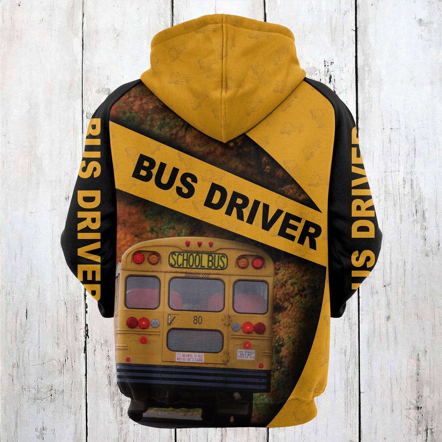 Unisex Bus Driver Hoodie School Bus Driver Gift Comfortable Bus Driver Apparel image 2