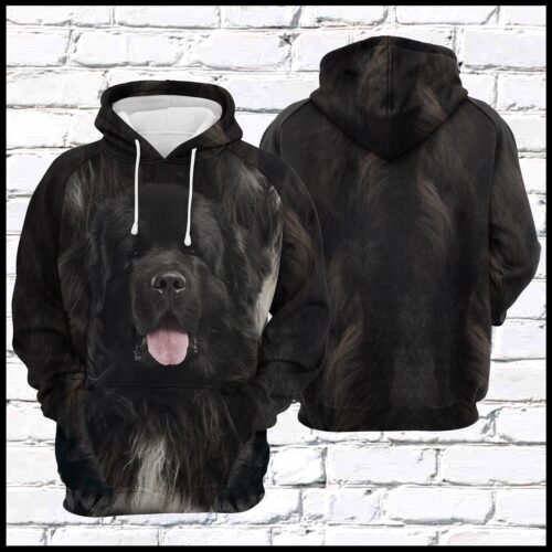 Unisex Newfoundland Dog Lover Hoodie Cozy Pet image 0