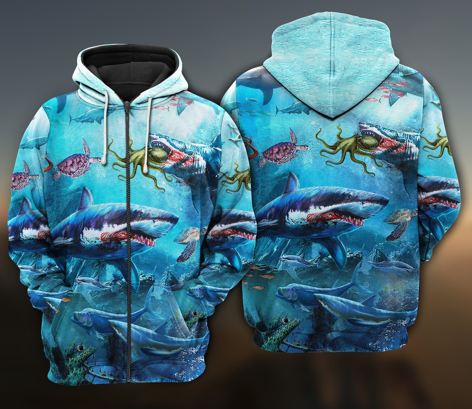 Shark Lover Assassin Style Limited Edition Hoodie Sweatshirt Shark Gift for Men Women image 1