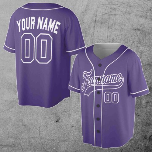 Custom 3D All Over Print Baseball Jersey Team Name Number Color Sizes S-5XL image 0