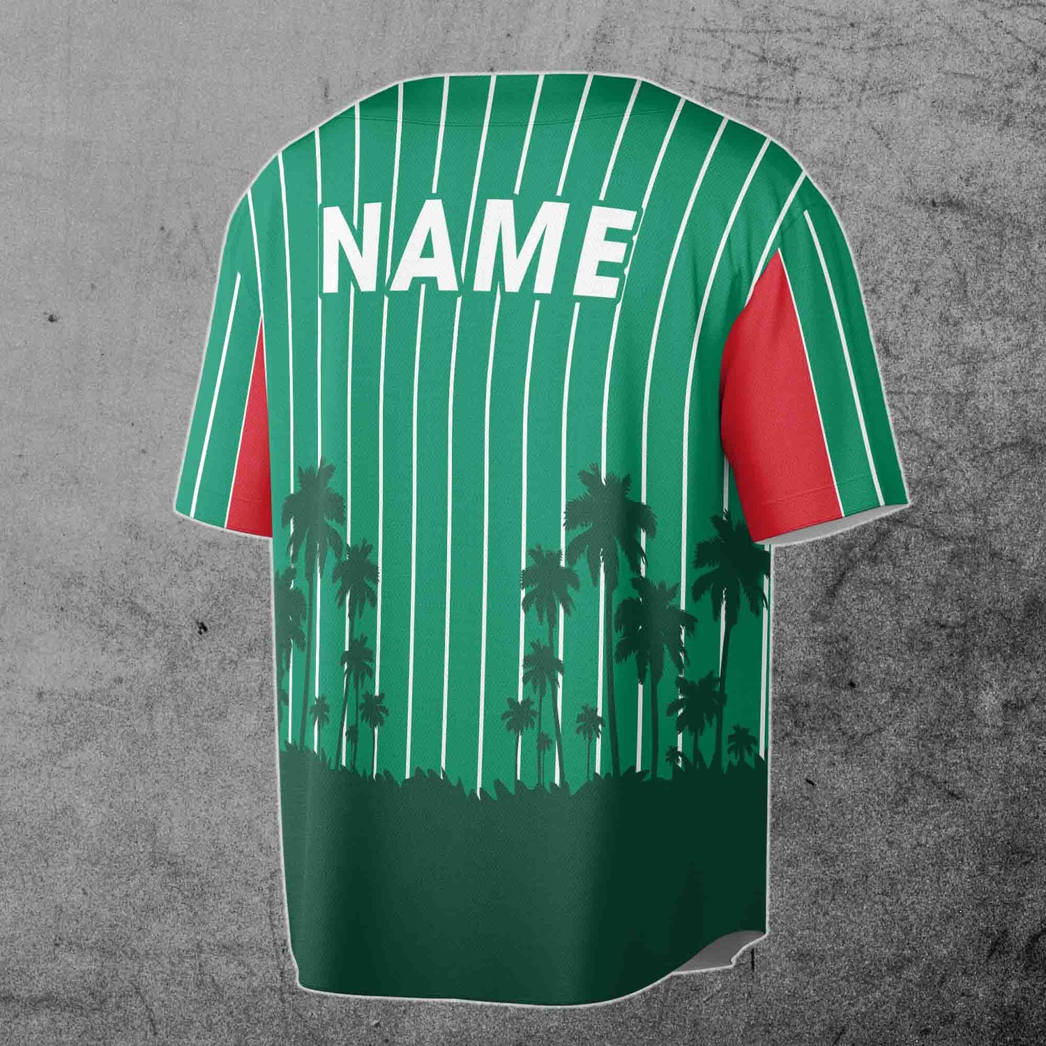 Personalized Mexico Flag 3D Print Baseball Jersey Shirt Custom Name Size S-5XL image 2