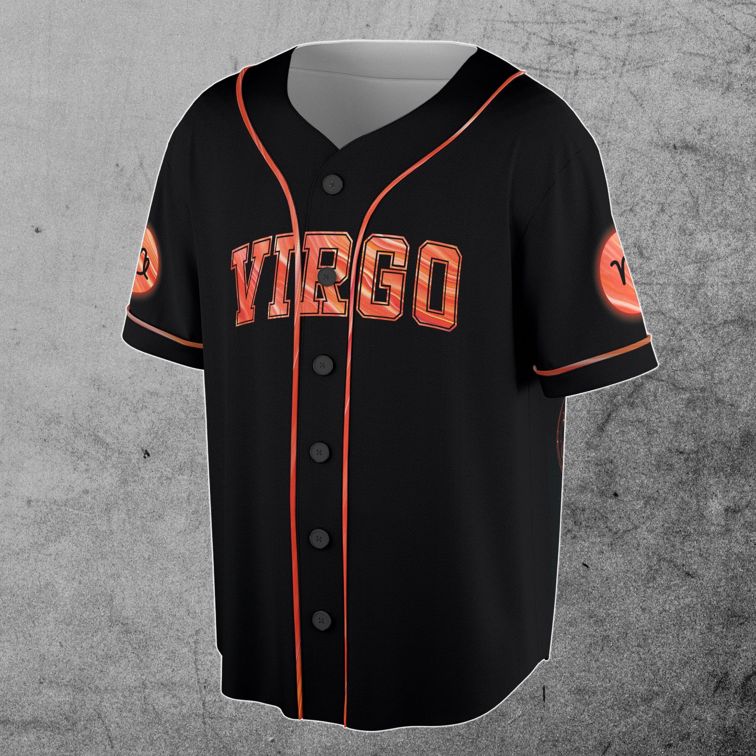 Virgo Horoscope Baseball Jersey S-5XL Zodiac Lion Birthday Gift Idea image 1