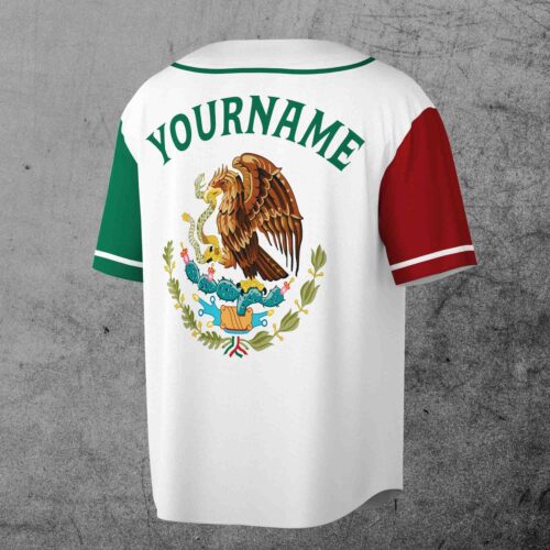 Custom Mexico Baseball Jersey Personalized Team Name Number and Kid/Adult Sizes image 1