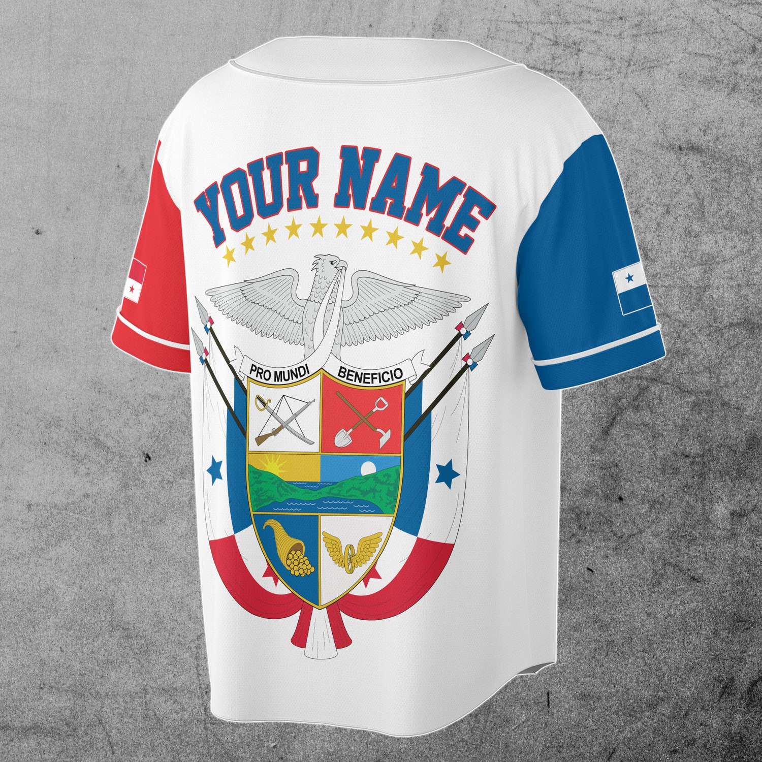 Personalized Panama Flag Coat Of Arms Baseball Jersey S-5XL Custom Panamá Shirt image 2