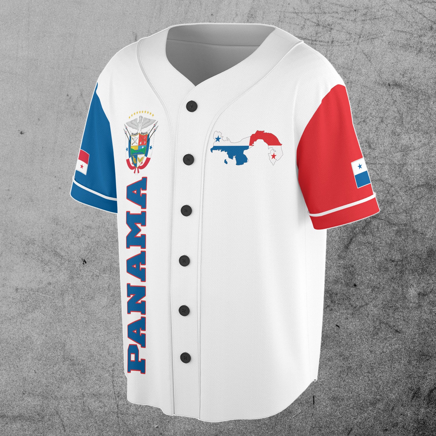 Personalized Panama Flag Coat Of Arms Baseball Jersey S-5XL Custom Panamá Shirt image 1