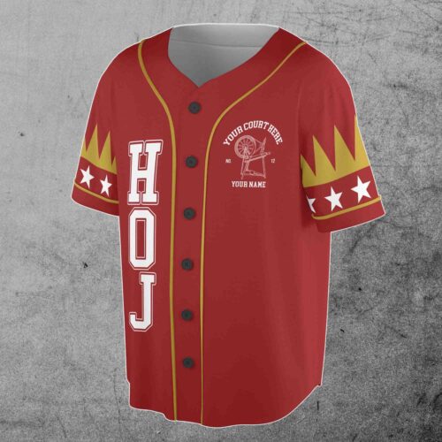 Personalized Heroines of Jericho HOJ OES Baseball Jersey Custom Name S-5XL image 1