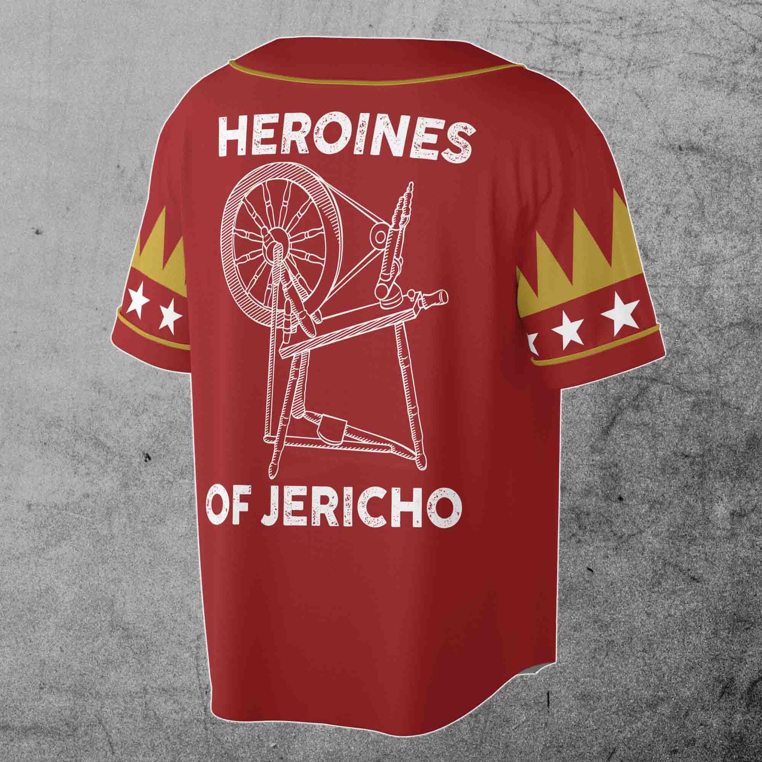 Personalized Heroines of Jericho HOJ OES Baseball Jersey Custom Name S-5XL image 2