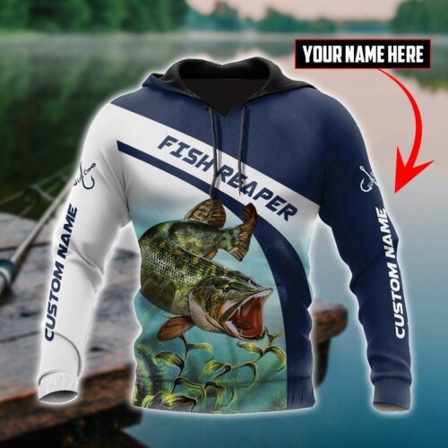 Personalized Unisex Northern Pike Fishing Hoodie with Front Pocket Gift for Men & Women image 1