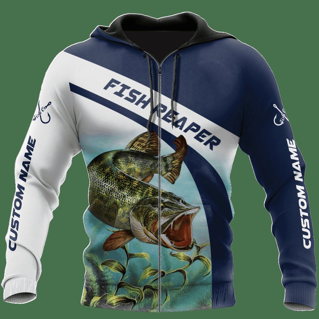 Personalized Unisex Northern Pike Fishing Hoodie with Front Pocket Gift for Men & Women image 2