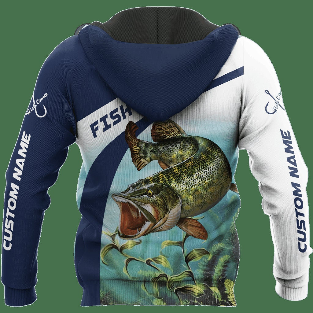 Personalized Unisex Northern Pike Fishing Hoodie with Front Pocket Gift for Men & Women image 3