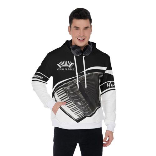 Personalized Accordion Music Hoodie Perfect Gift for Accordionists and Music Lovers image 1