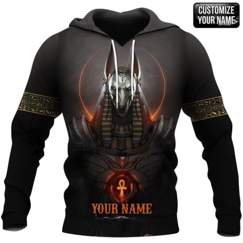 Personalized Unisex Anubis Ancient Pullover Hoodie image 0