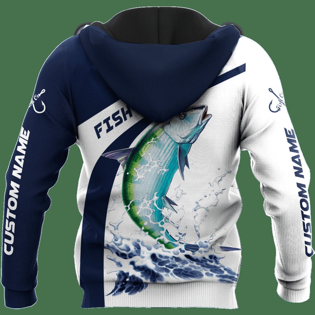 Personalized Bonefish Fishing Hoodie Unisex Pullover Sweatshirt with Front Pocket Gifts for Men & Women image 2