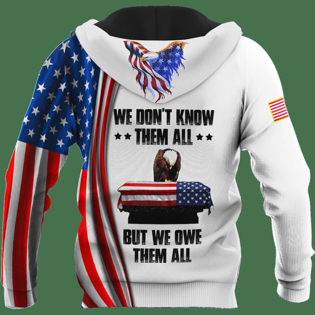 US Army Sweatshirt Hoodie American Military Zip Hoodie Patriotic US Army Gift image 4