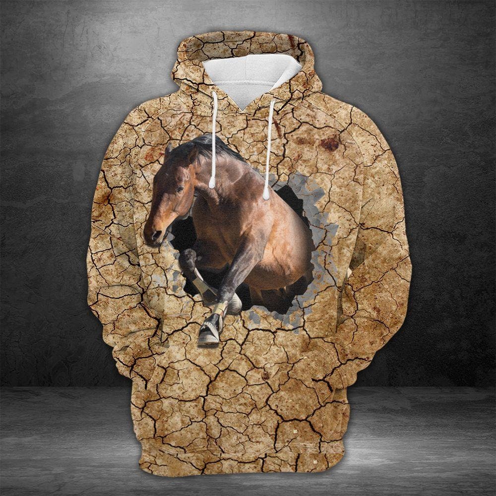 Unisex Horse Sweatshirt Hoodie Perfect Horse Lover Gift Comfy Horse Pullover image 1