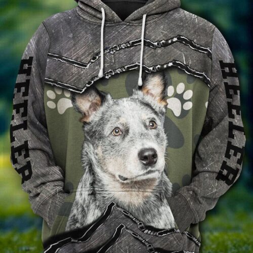 Dog Heeler Sweatshirt Hoodie Custom Heeler Pullover for Dog Lovers Unique Dog Lover Gift image 0