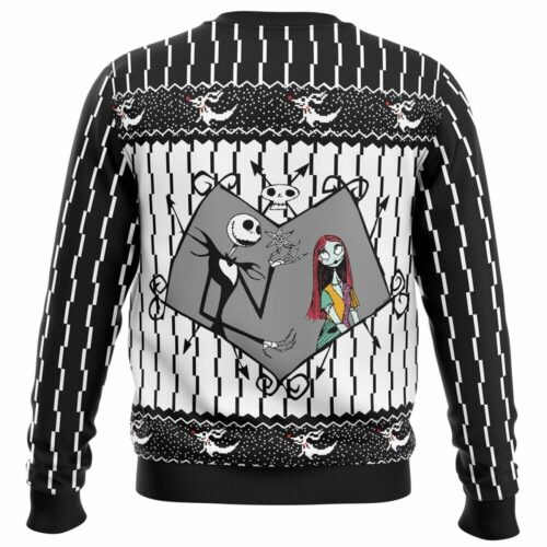 The Nightmare Before Christmas Jack Skellington Ugly Christmas Sweater Shirt image 1