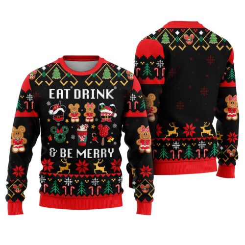 Funny Ugly Christmas Sweatshirt Holiday Sweater Festive Party Apparel Gift image 1