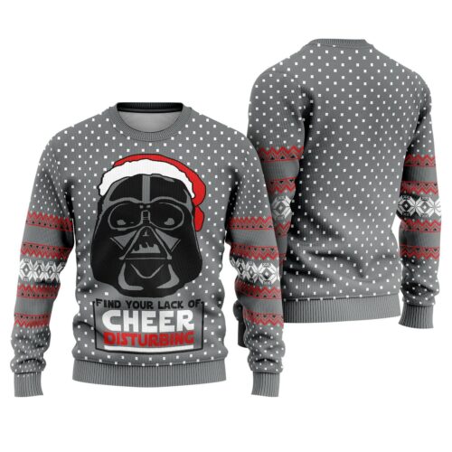 Darth Vader Ugly Christmas Sweatshirt Anakin Skywalker Holiday Sweater Star Wars Xmas Apparel image 0