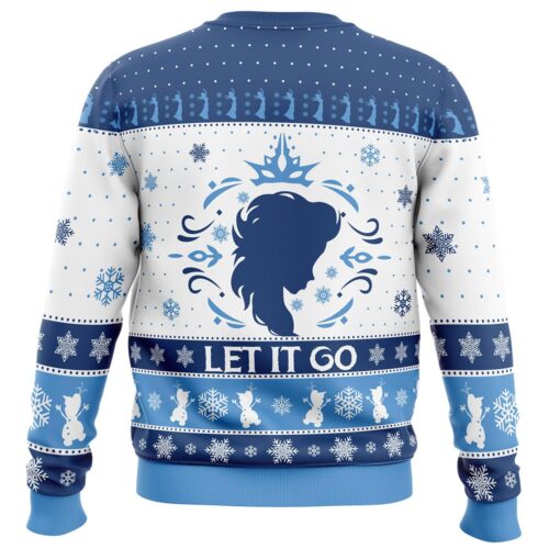 Elsa Frozen Ugly Christmas Sweater Disneyland Holiday Sweatshirt Princess Xmas Sweater image 0