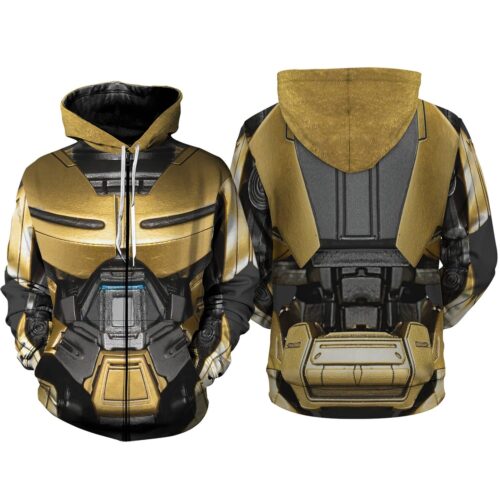 BumbleBee 3D Print Hoodie Autobots Transformers Costume Sweatshirt Optimus Prime Shirt image 0