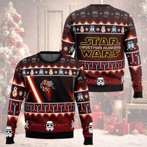 Star Wars Christmas Sweater Holiday Gift Disneyland Vacation 2024 Galaxy Edge Apparel image 0