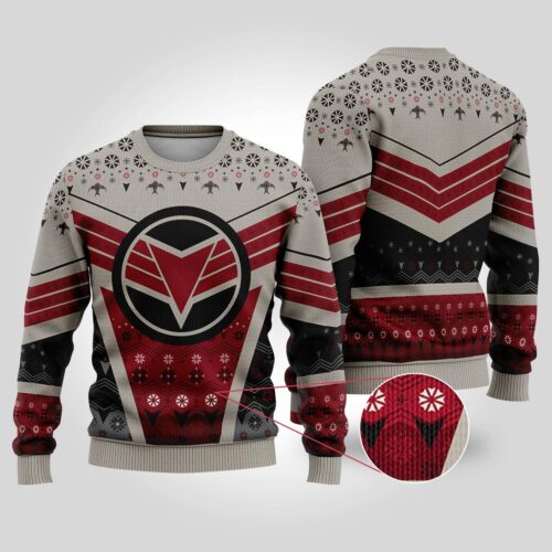 Sam Wilson Falcon Ugly Christmas Sweatshirt Avengers Superhero Xmas Sweater Holiday Party Apparel image 0