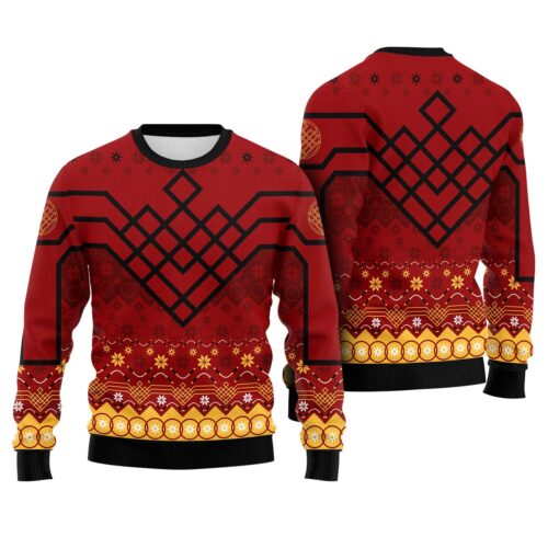 Shang Chi Christmas Sweatshirt Superhero Avengers Holiday Sweater Ugly Sweater Design image 0