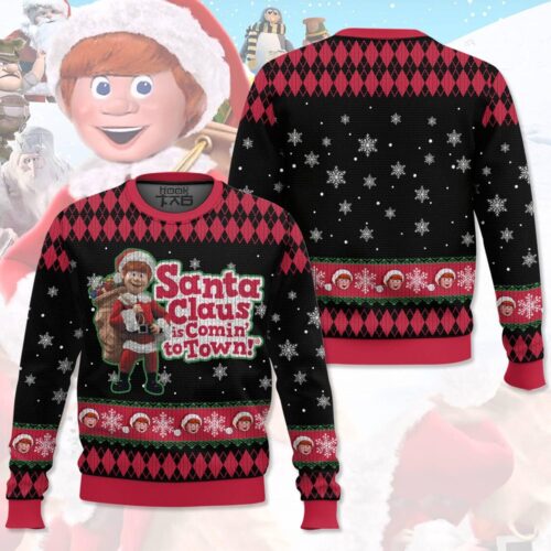 Santa Claus Ugly Christmas Sweater Kris Kringle Holiday Sweater Fun Christmas Gift Idea image 0